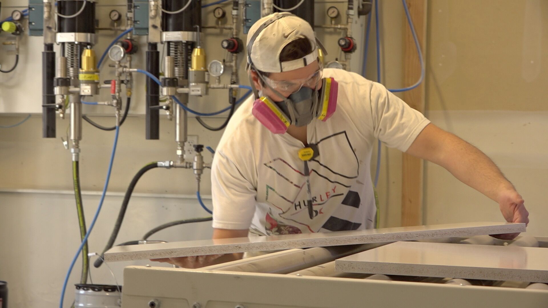 Advanced Millwork's Case Technologies for surface treatment SCM